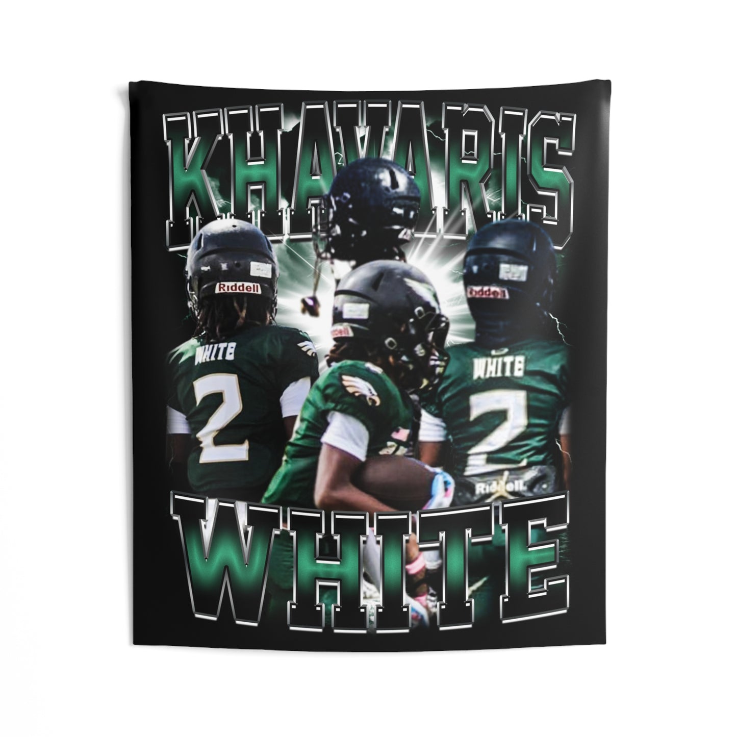 Khavaris White Tapestry 50” x 60”