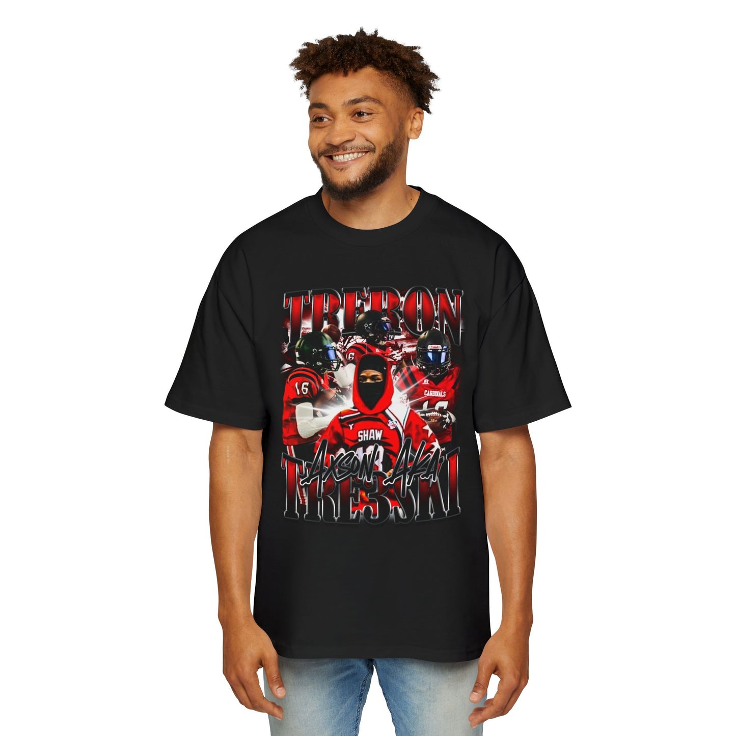 Treron Axson Aka Tre3ski Oversized Retro Tee