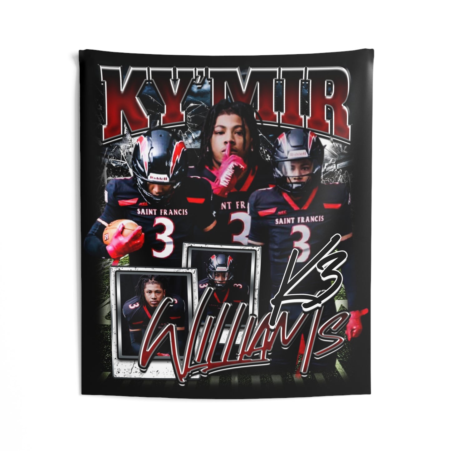 Ky'mir Williams Tapestry 50” x 60”