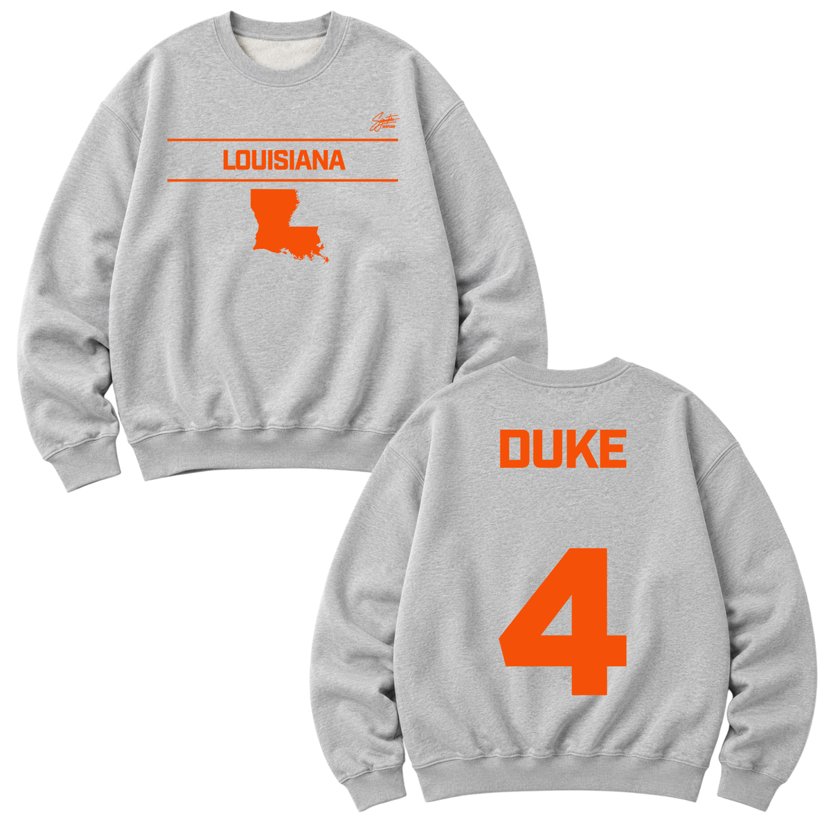 Duke Battiste Heavyweight Crewneck Sweatshirt