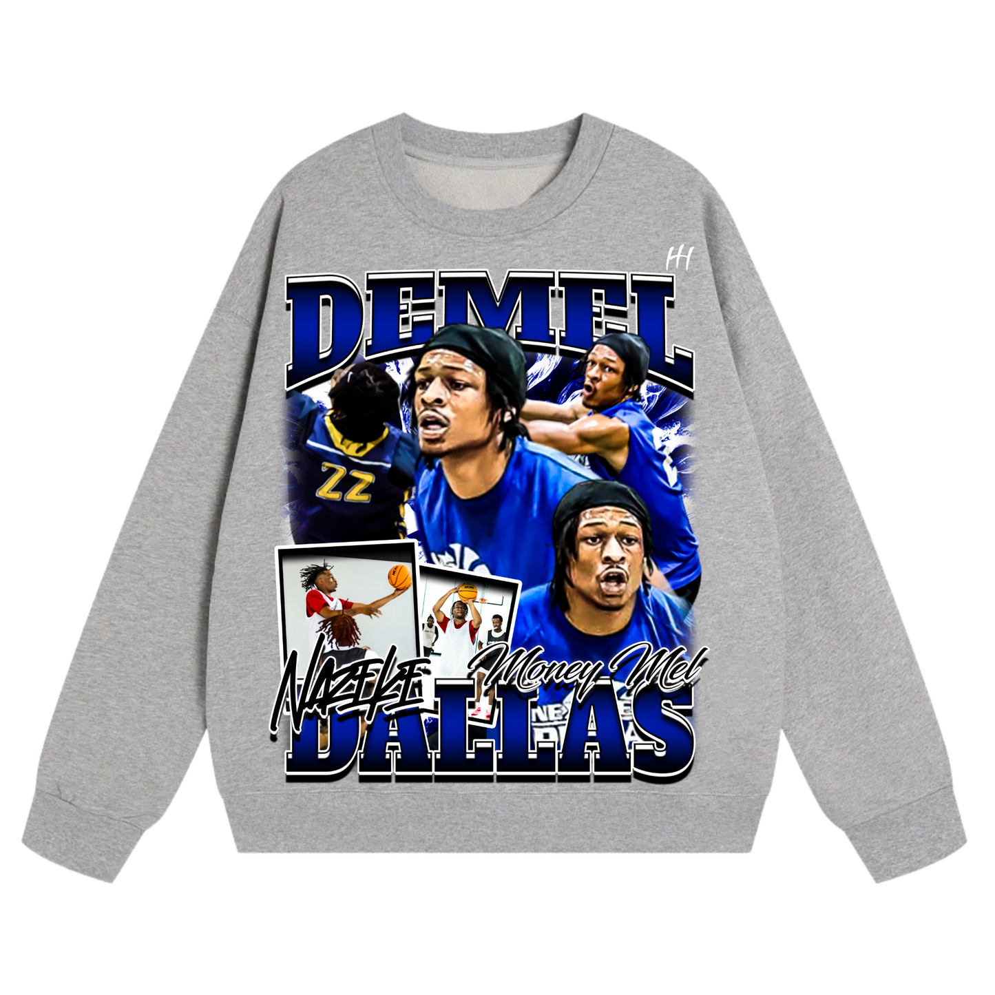 Demel Nazeke Dallas Heavyweight Crewneck Sweatshirt