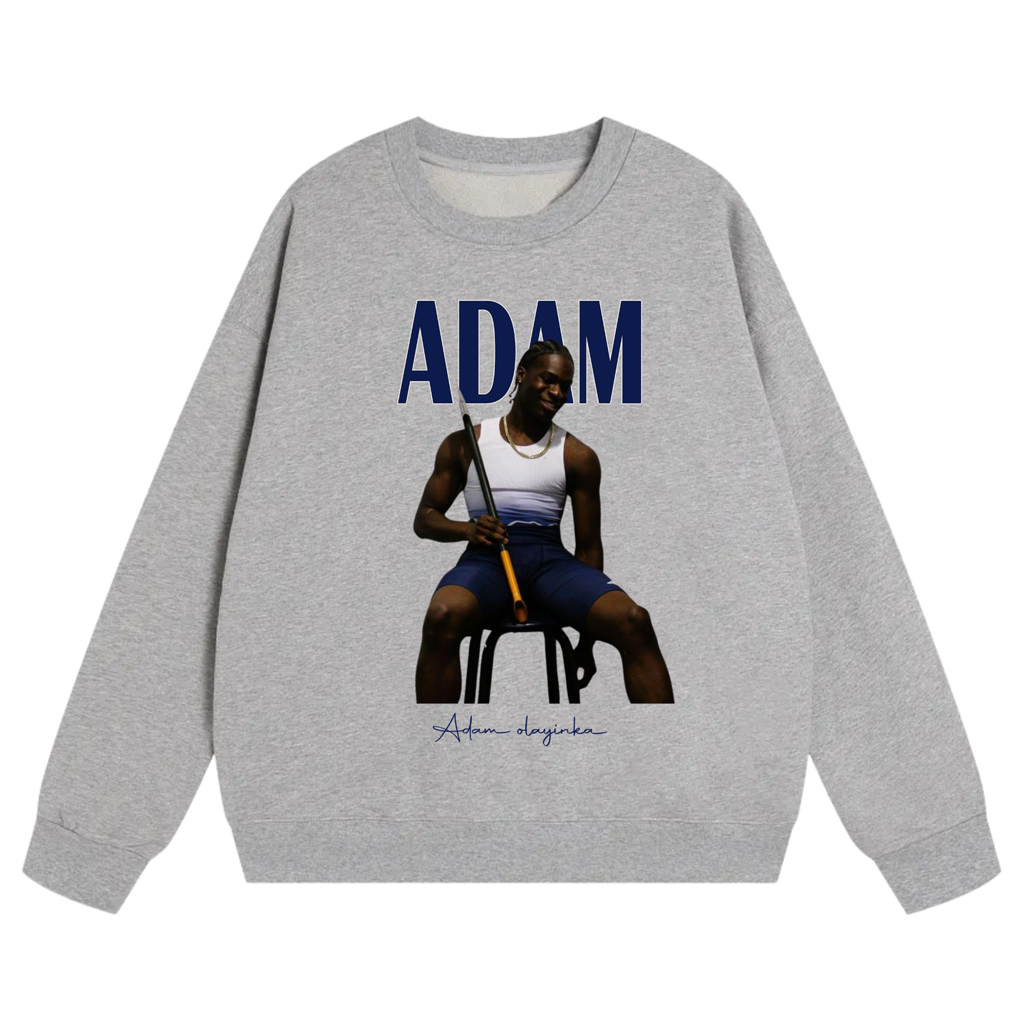 Adam olayinka Heavyweight Crewneck Sweatshirt