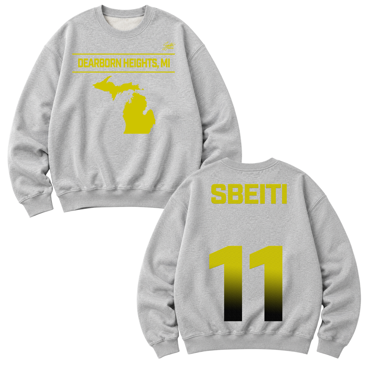 Hussein Sbeiti Heavyweight Crewneck Sweatshirt