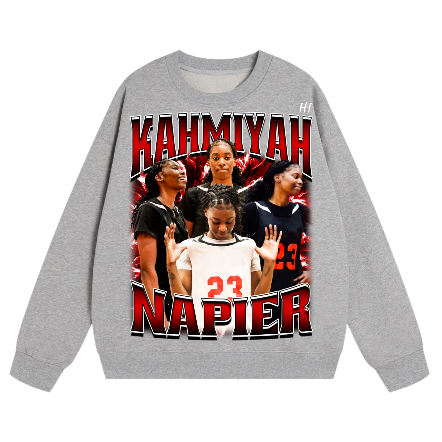 Kahmiyah Napier Heavyweight Crewneck Sweatshirt