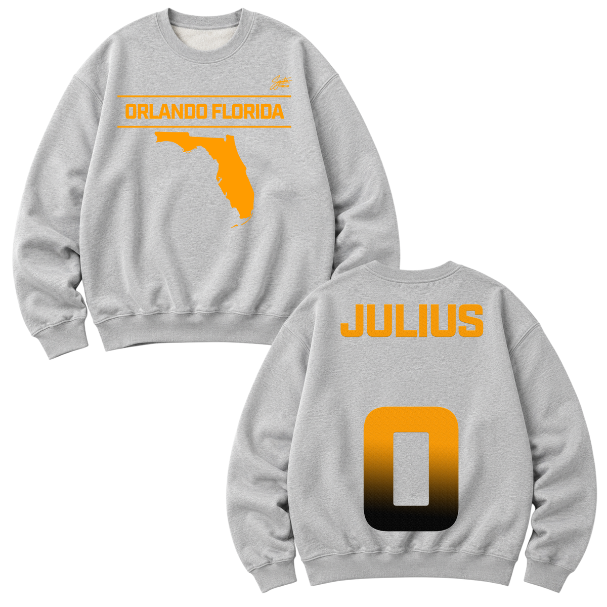 Julius Laster Jr Heavyweight Crewneck Sweatshirt