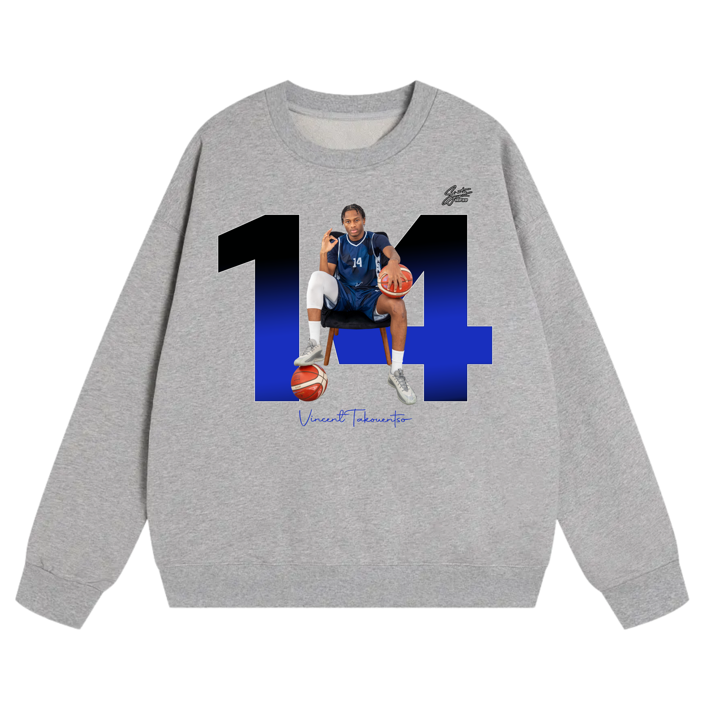 Vincent TAKOUENTSO Heavyweight Crewneck Sweatshirt
