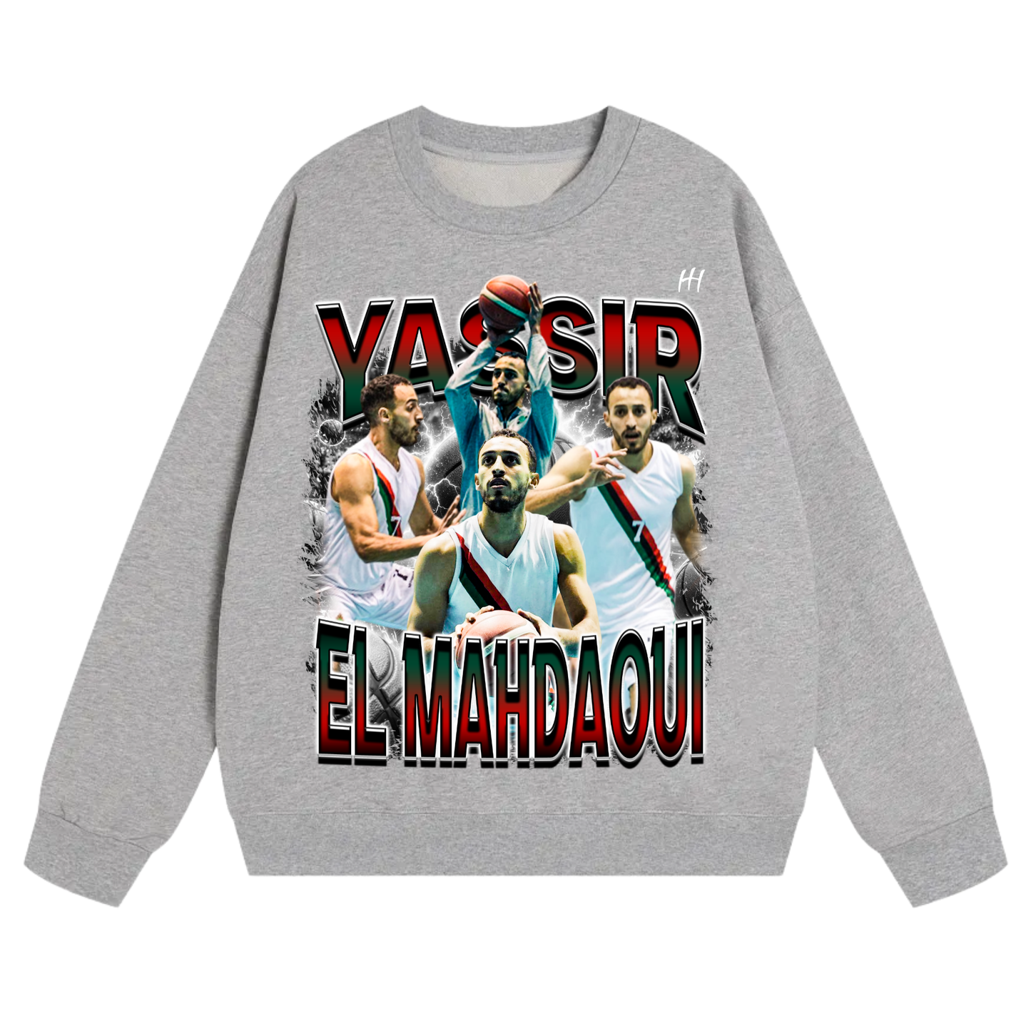 El mahdaoui Yassir Heavyweight Crewneck Sweatshirt