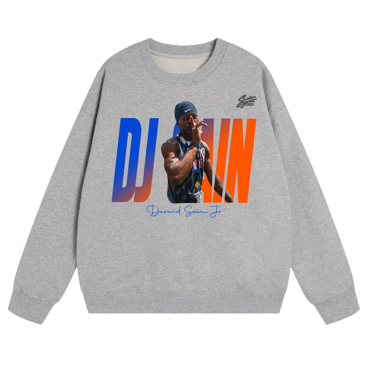 Durand Sain jr Heavyweight Crewneck Sweatshirt