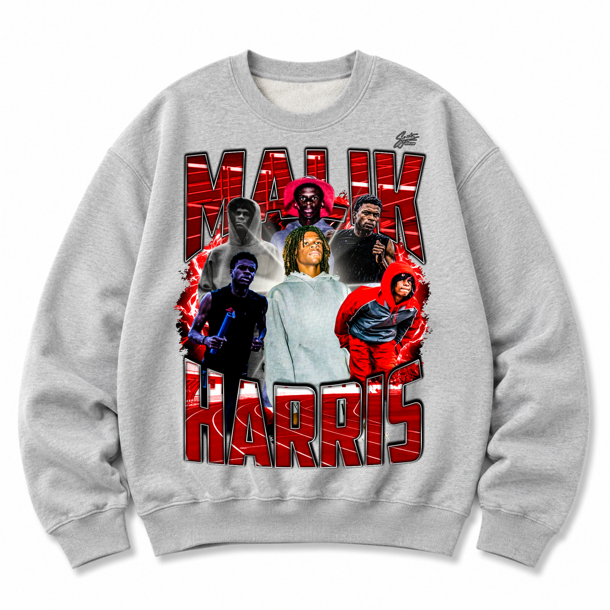 Malik Harris Heavyweight Crewneck Sweatshirt