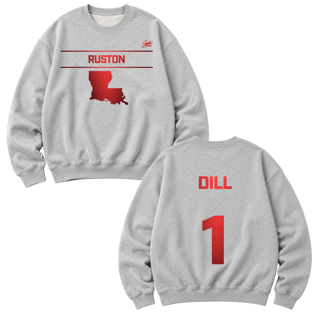 Dillon Gray Heavyweight Crewneck Sweatshirt
