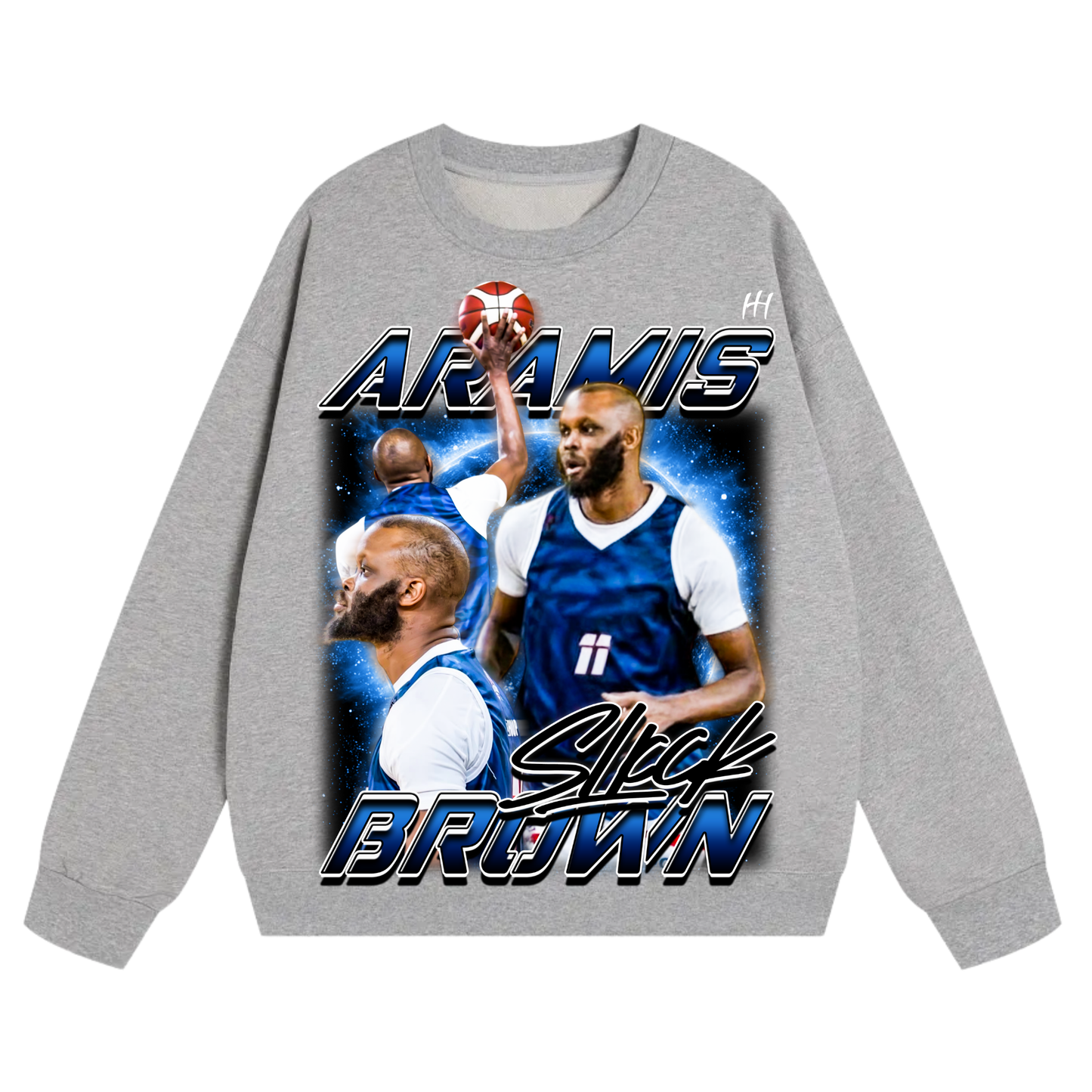 Aramis Brown Heavyweight Crewneck Sweatshirt