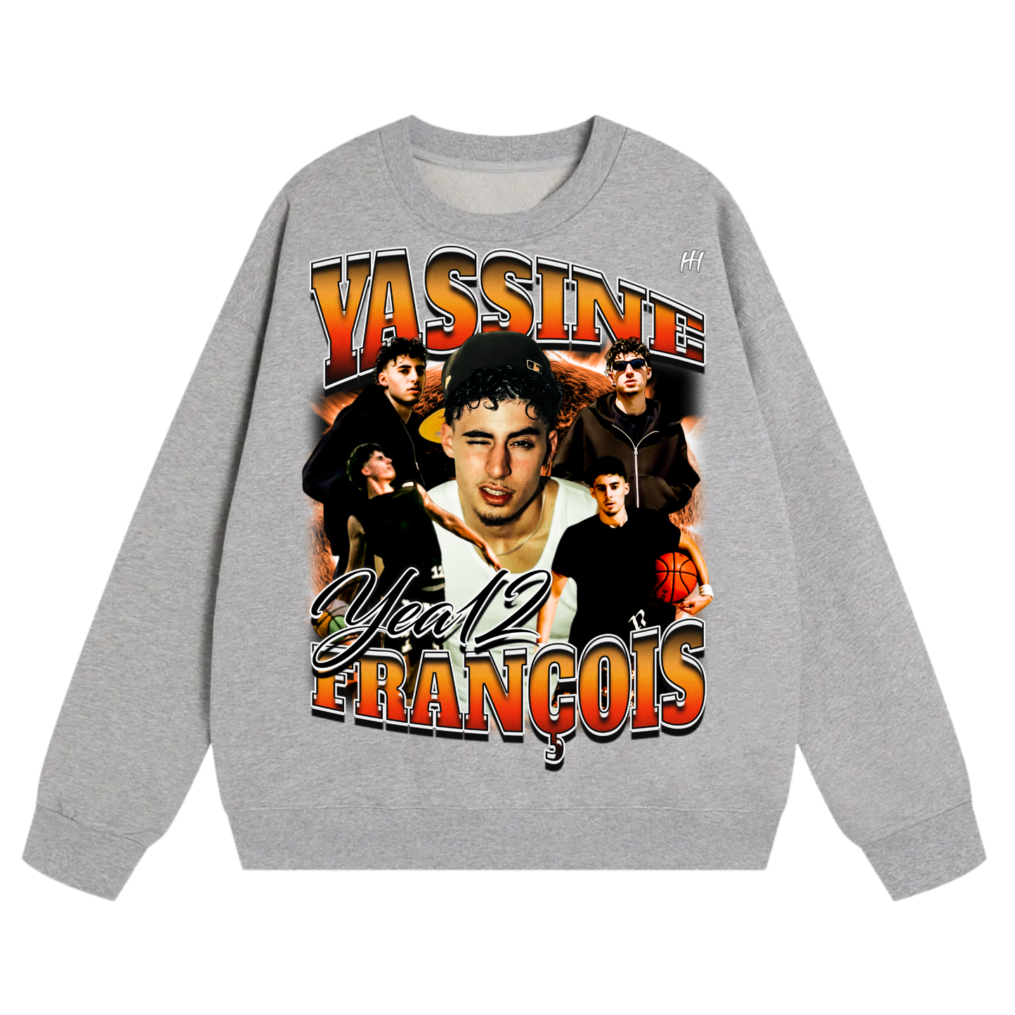 Yassine François Heavyweight Crewneck Sweatshirt