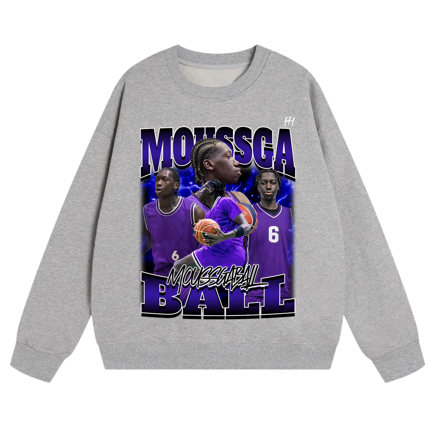 Moussga Ball Heavyweight Crewneck Sweatshirt