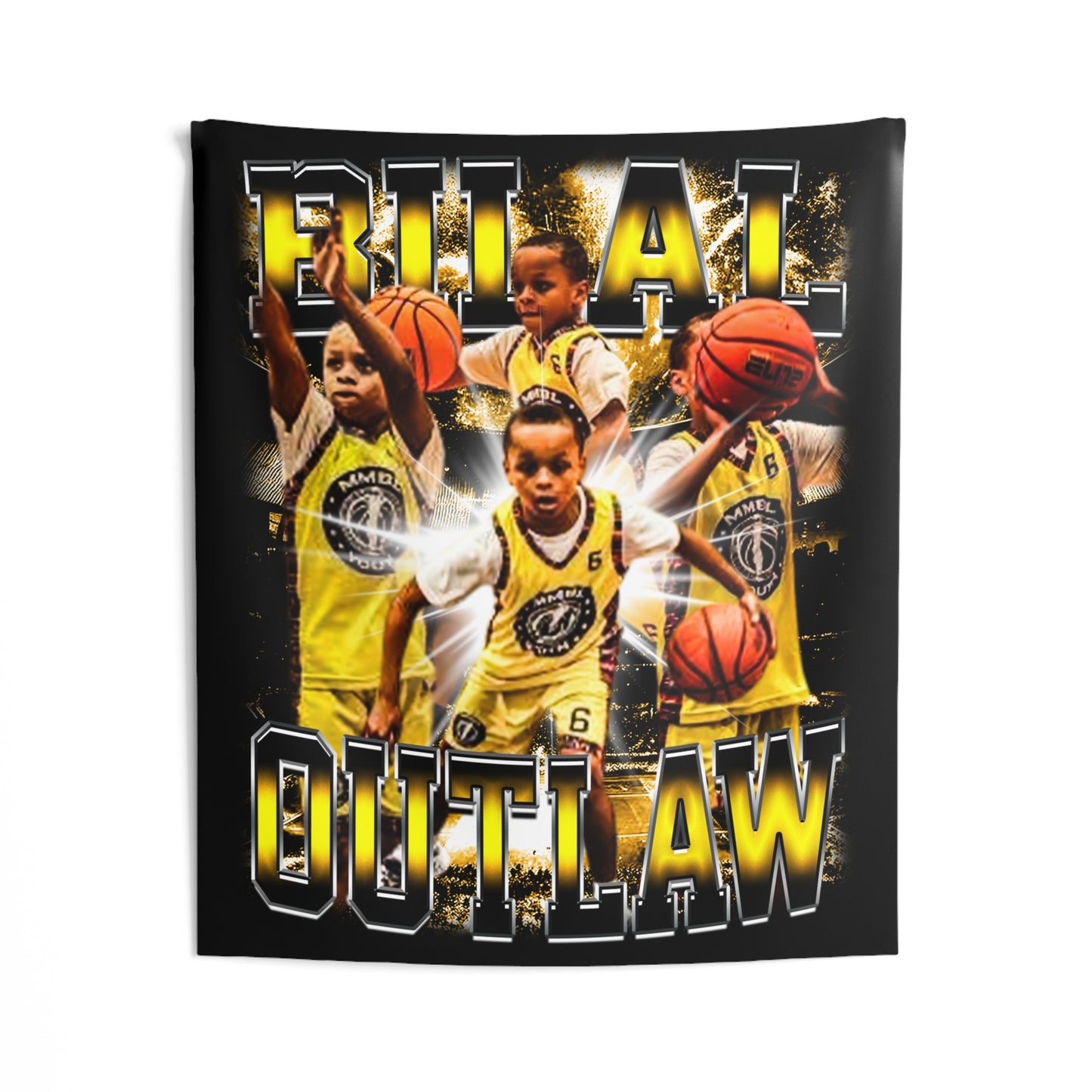 Bilal Outlaw Tapestry 50” x 60”