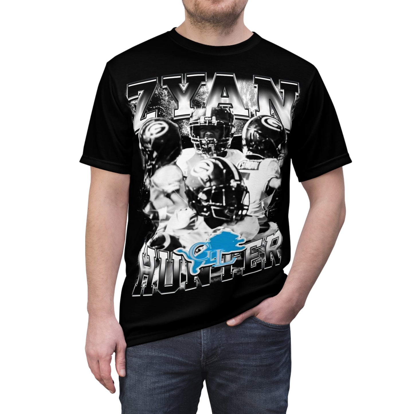 Zyan Hunter Vintage Full Print Tee