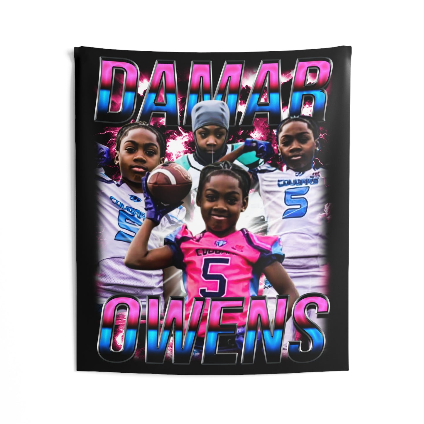 Damar Owens Tapestry 50” x 60”