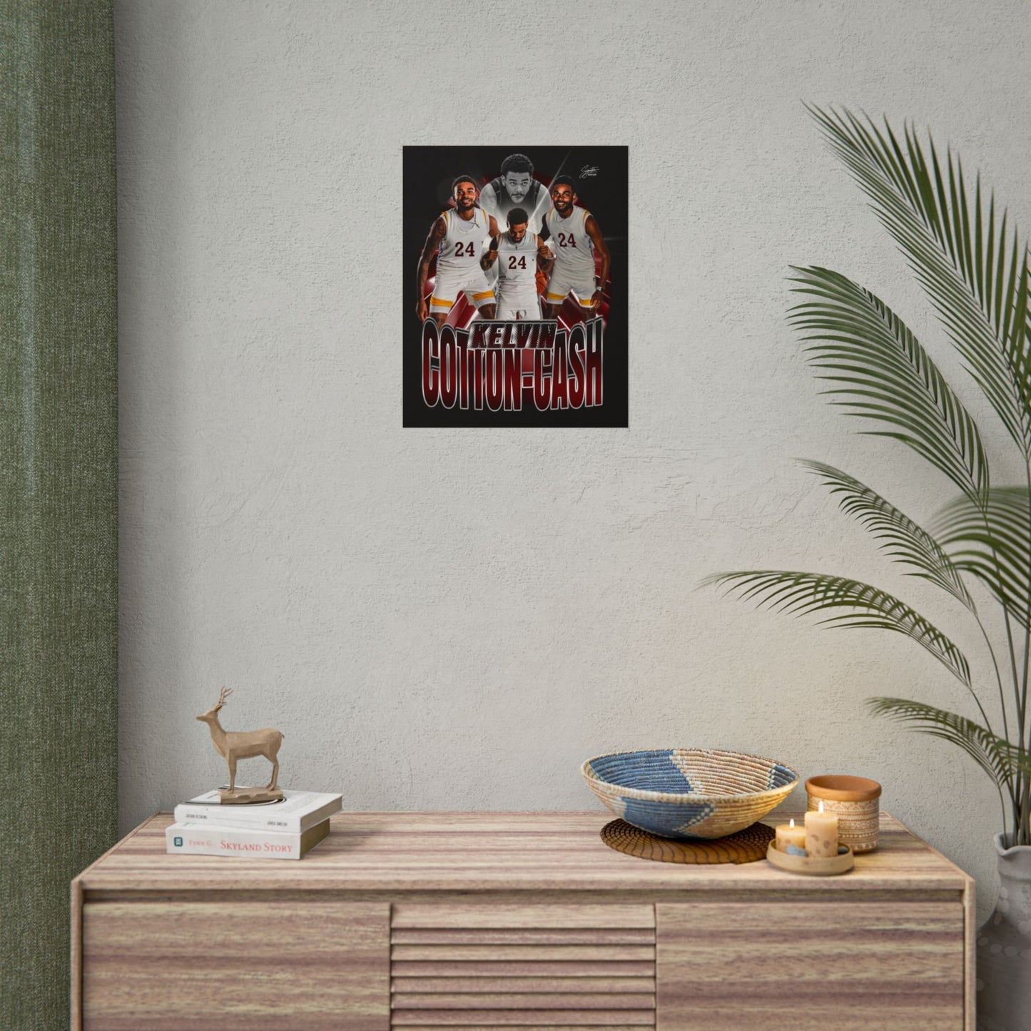 Kelvin Cotton-Cash Poster
