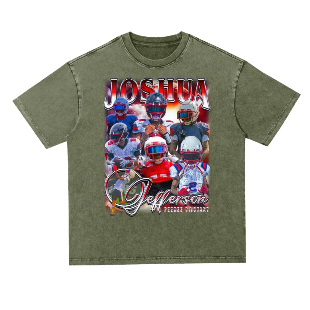 Joshua Jefferson Oversized Acid wash T-shirt