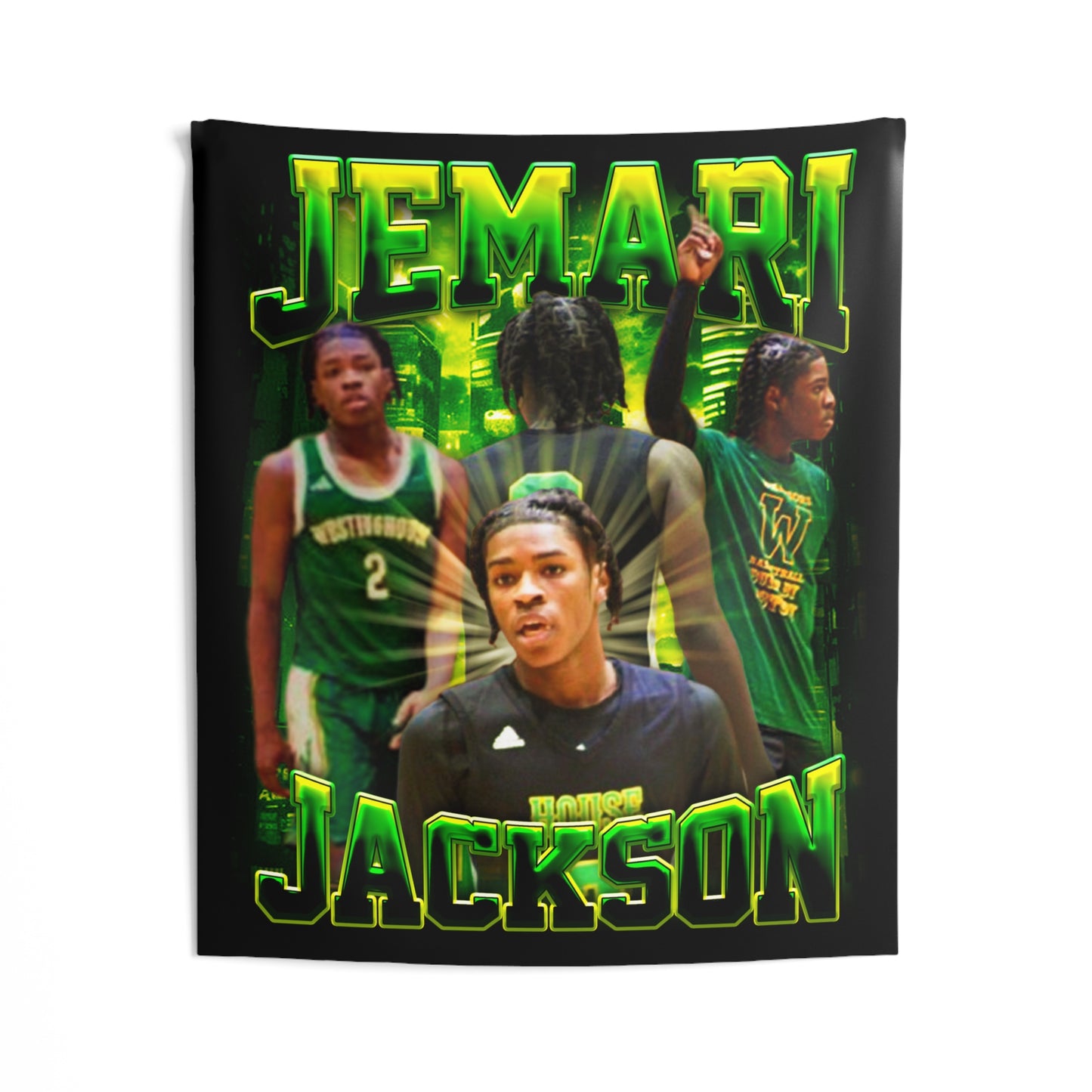 Jemari Jackson Tapestry 50” x 60”