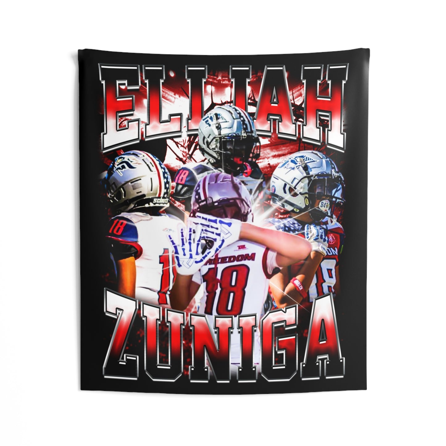 Elijah Zuniga Tapestry 50” x 60”