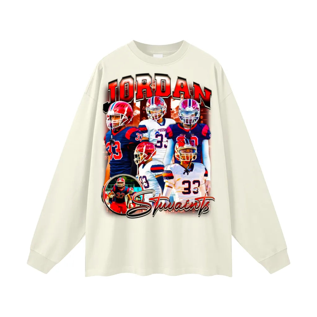 Jordan Stuvaints Oversized Long Sleeve Tee