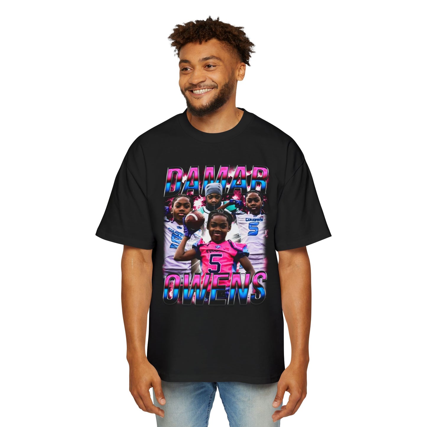 Damar Owens Oversized Retro Tee