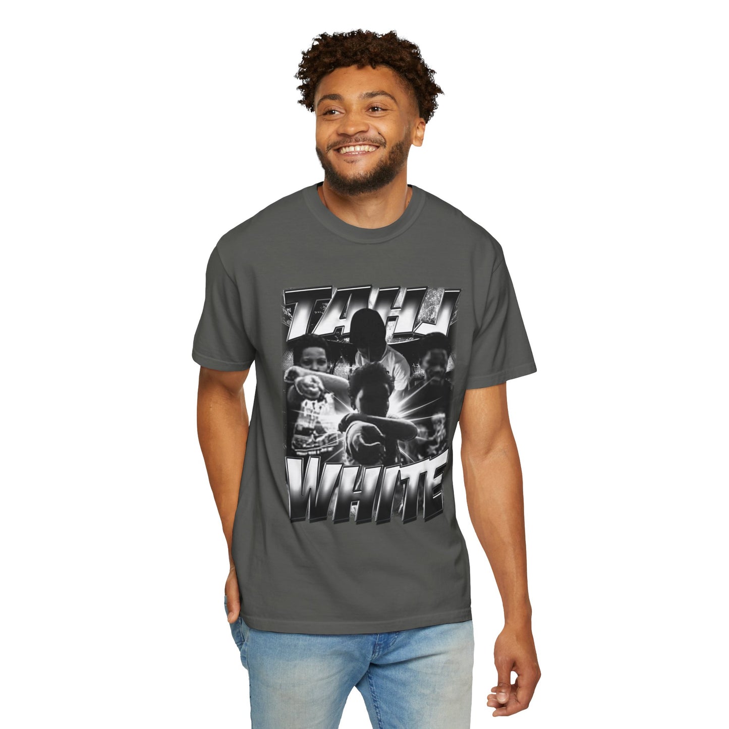 Tahj White Heavyweight Premium Tee