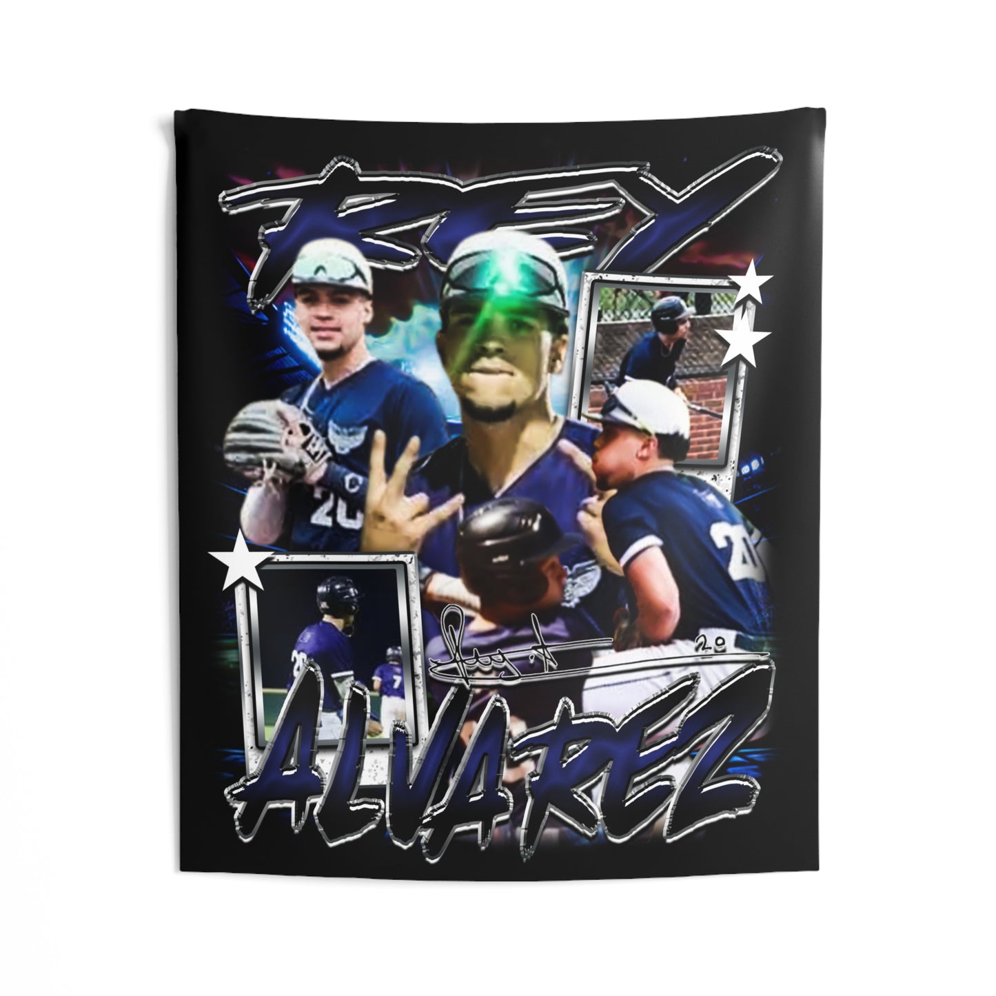 Rey Alvarez Tapestry 50” x 60”