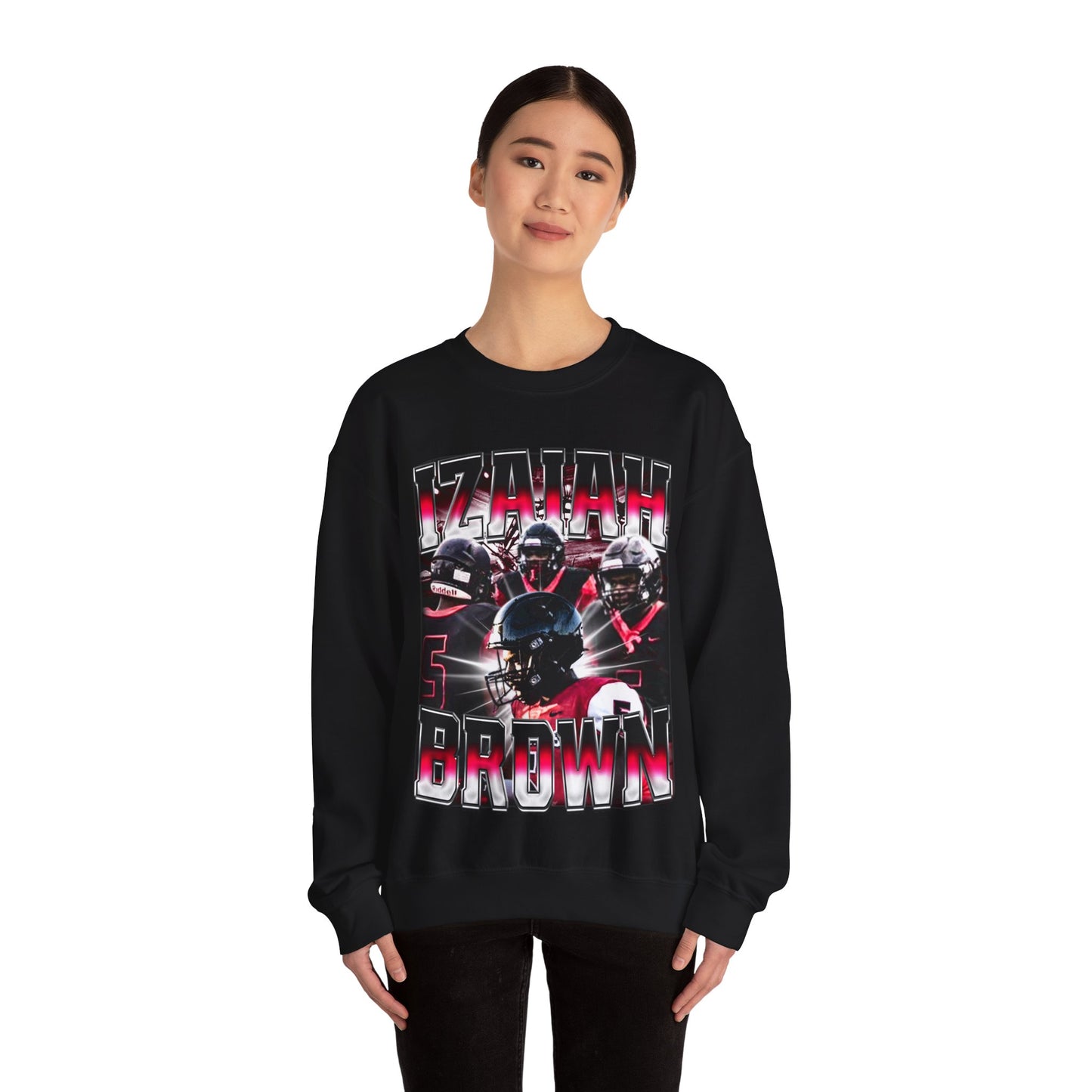Izaiah Brown Crewneck Sweatshirt