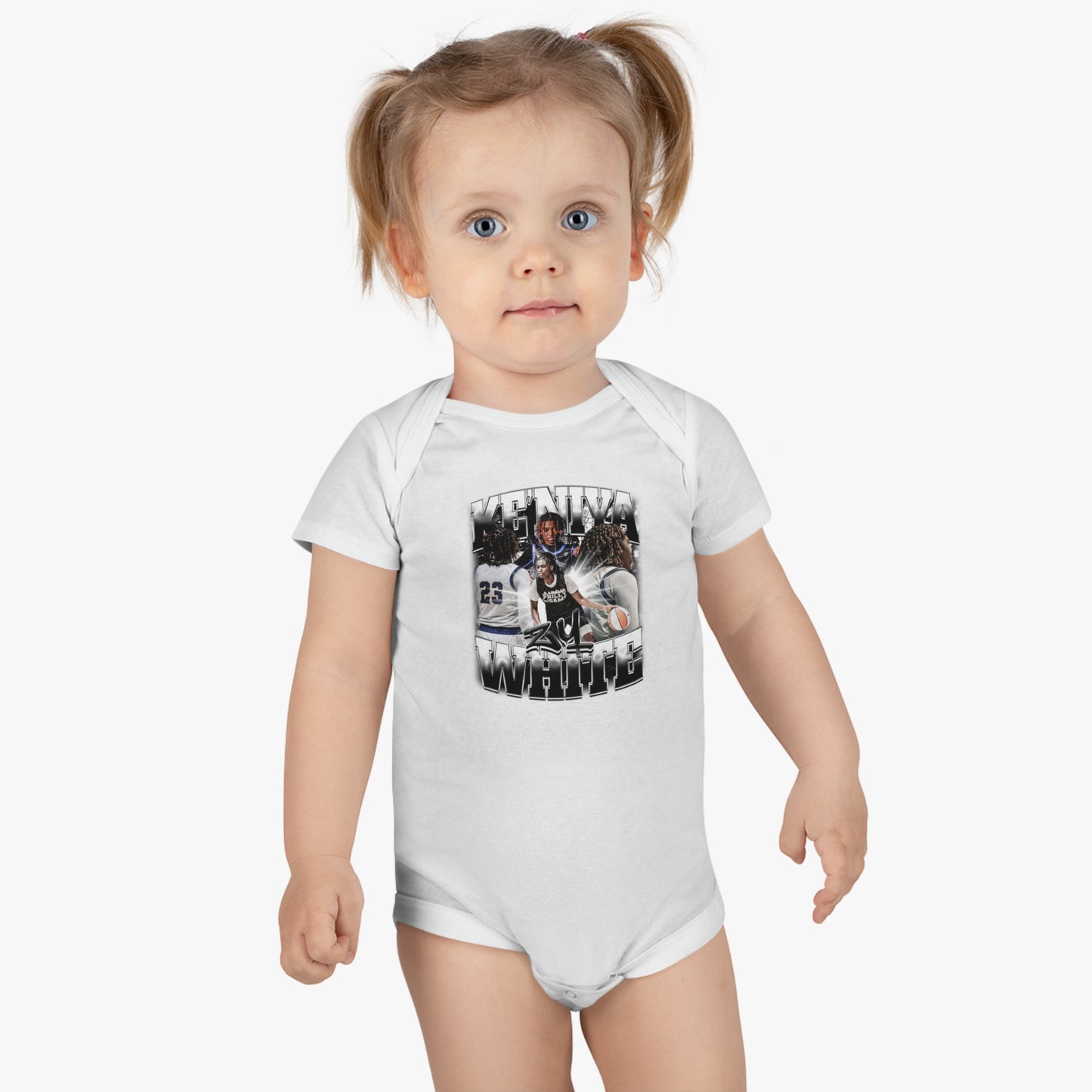 Ke'niya White Baby Onesie®