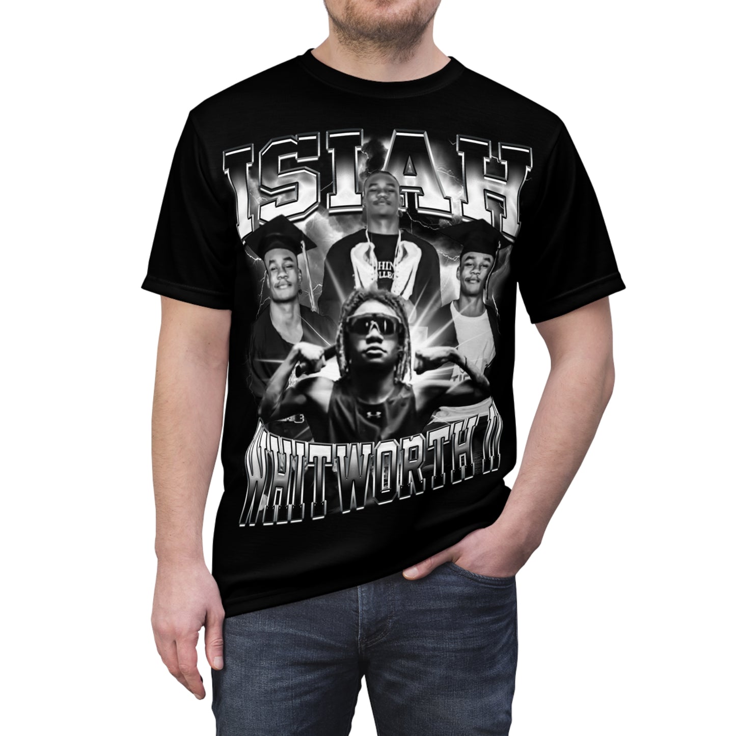 Isiah Whitworth II Vintage Full Print Tee