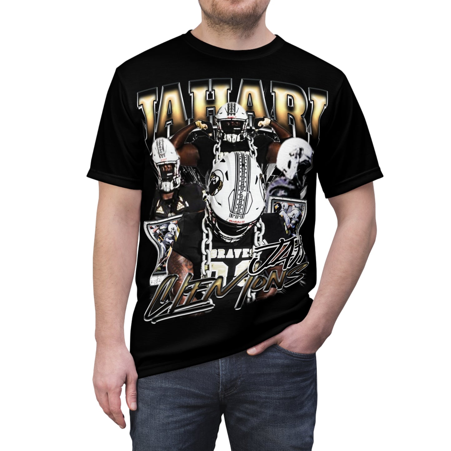 Jahari Clemons Vintage Full Print Tee