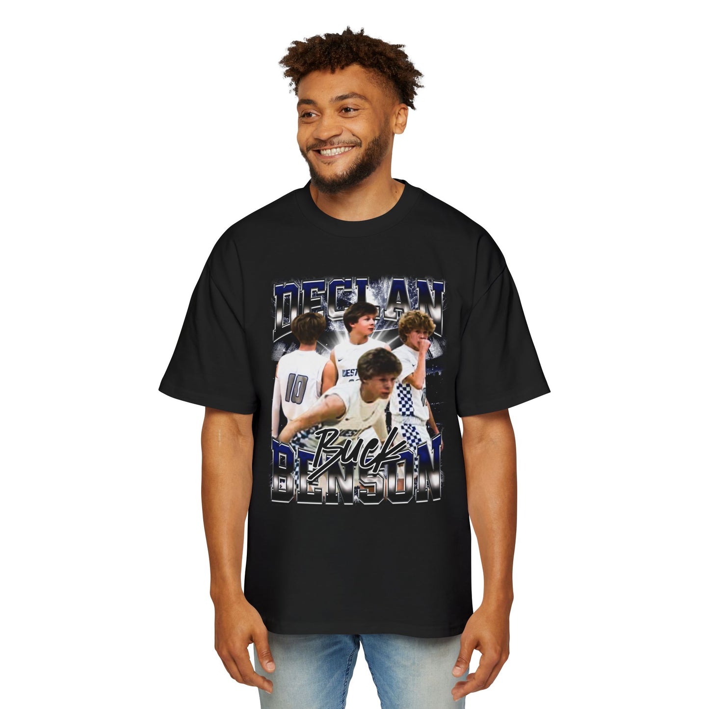 Declan Buck Benson Oversized Retro Tee