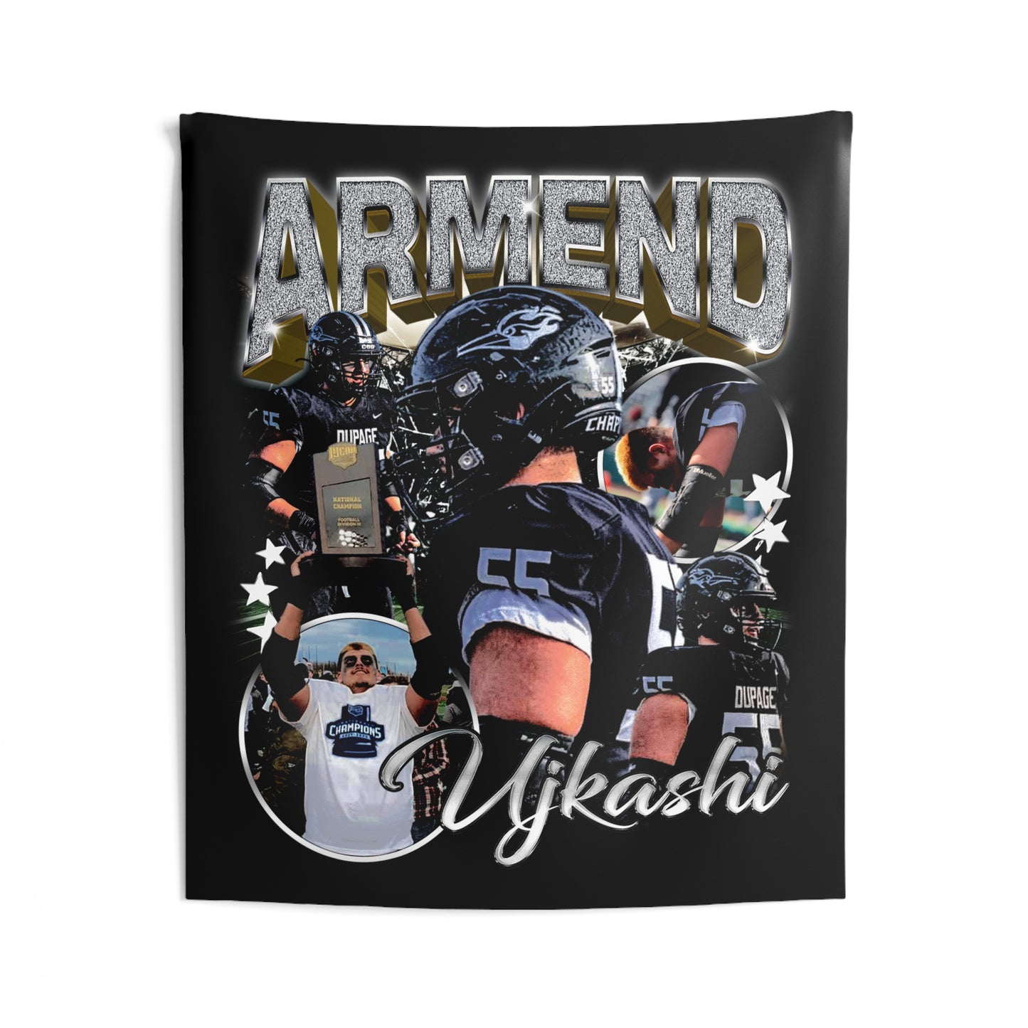 Armend Ujkashi Tapestry 50” x 60”