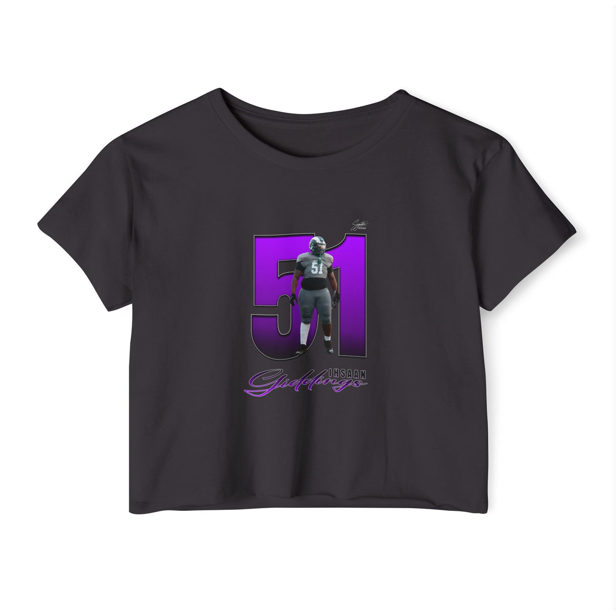 Ihsaan Giddings Crop Top