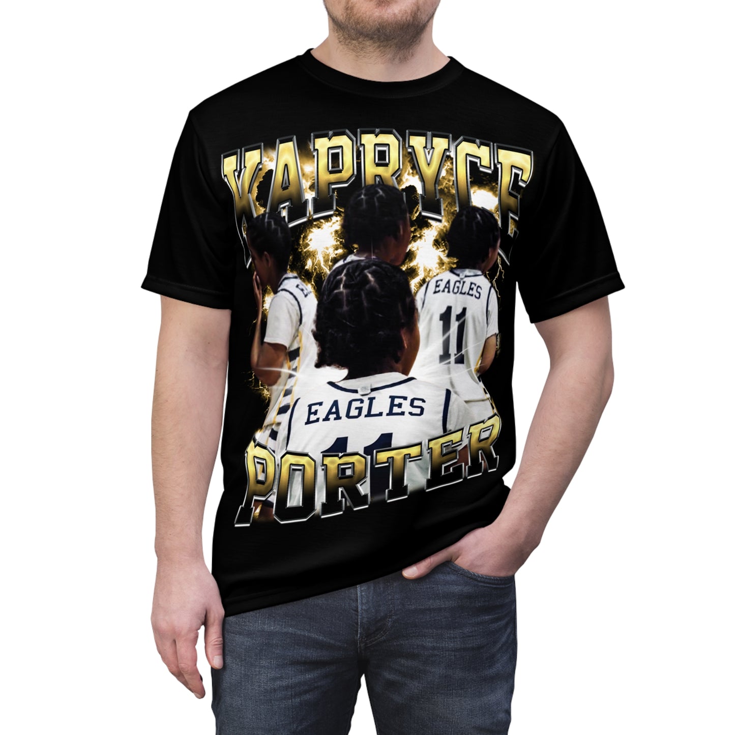 Kapryce Porter Vintage Full Print Tee