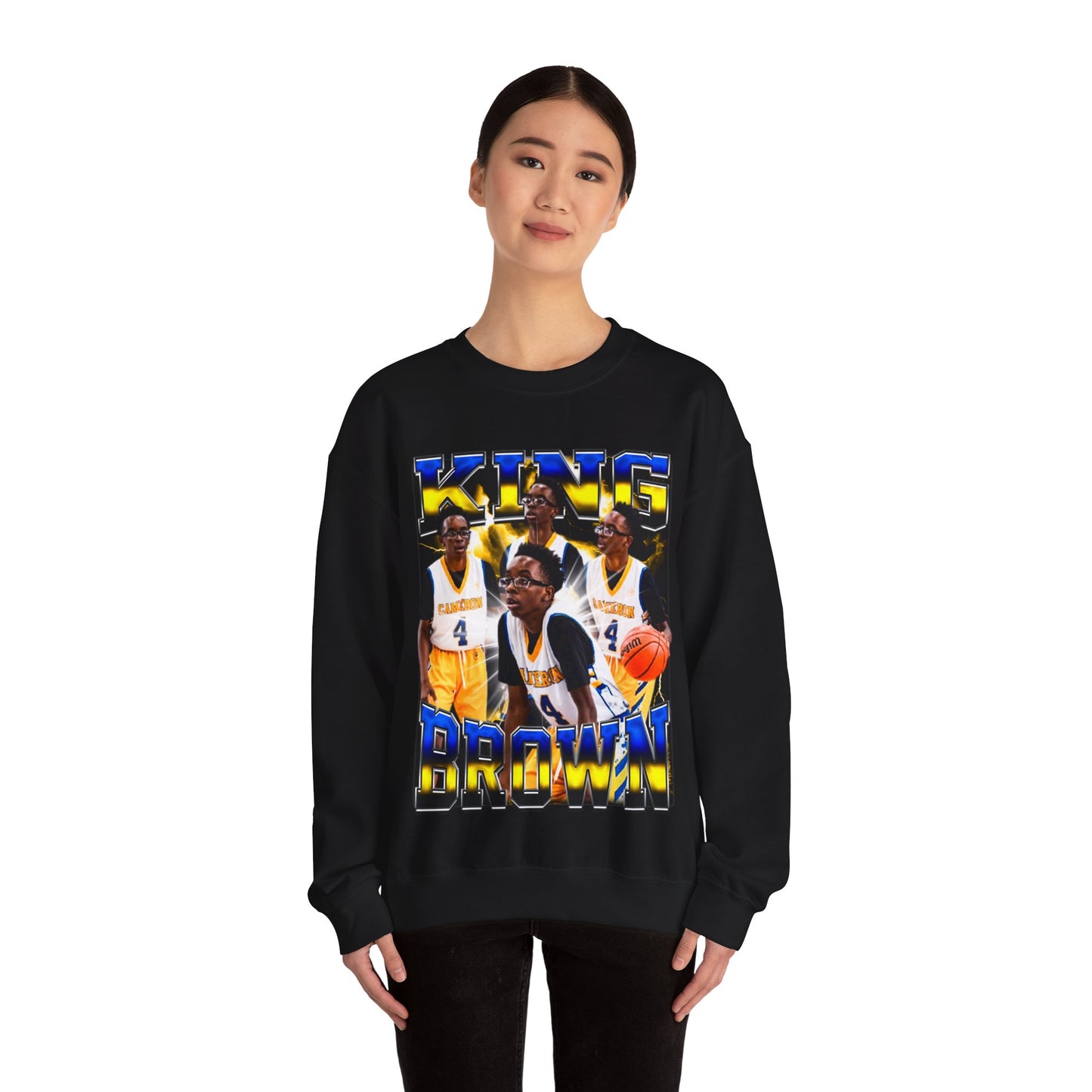 King Brown Crewneck Sweatshirt