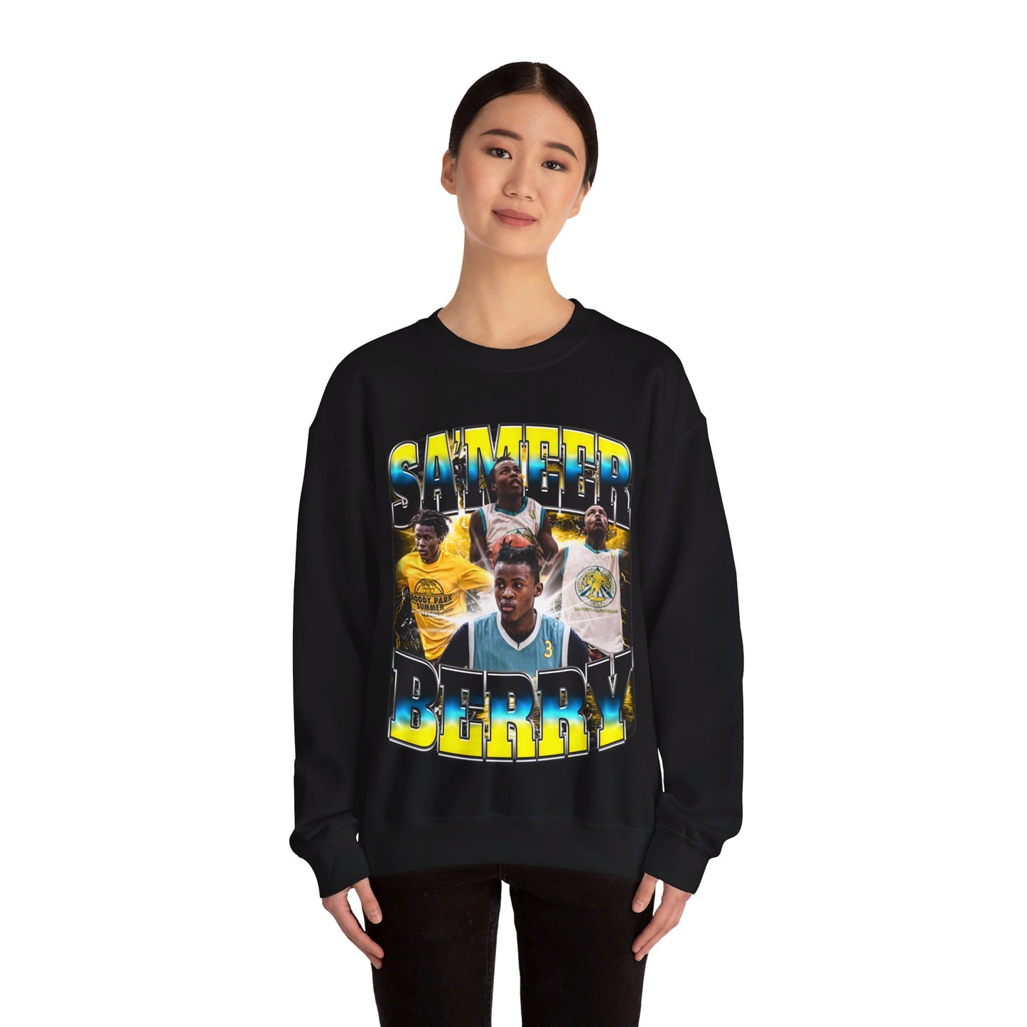 Sa'meer Berry Crewneck Sweatshirt