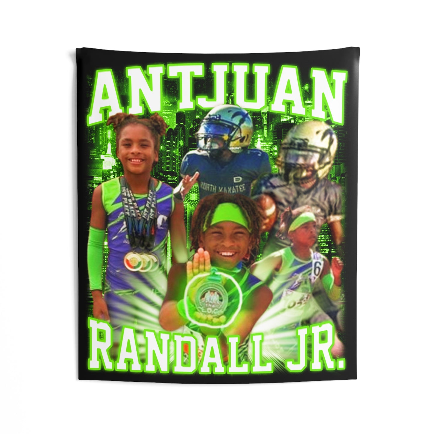 Antjuan Randall Jr Tapestry 50” x 60”