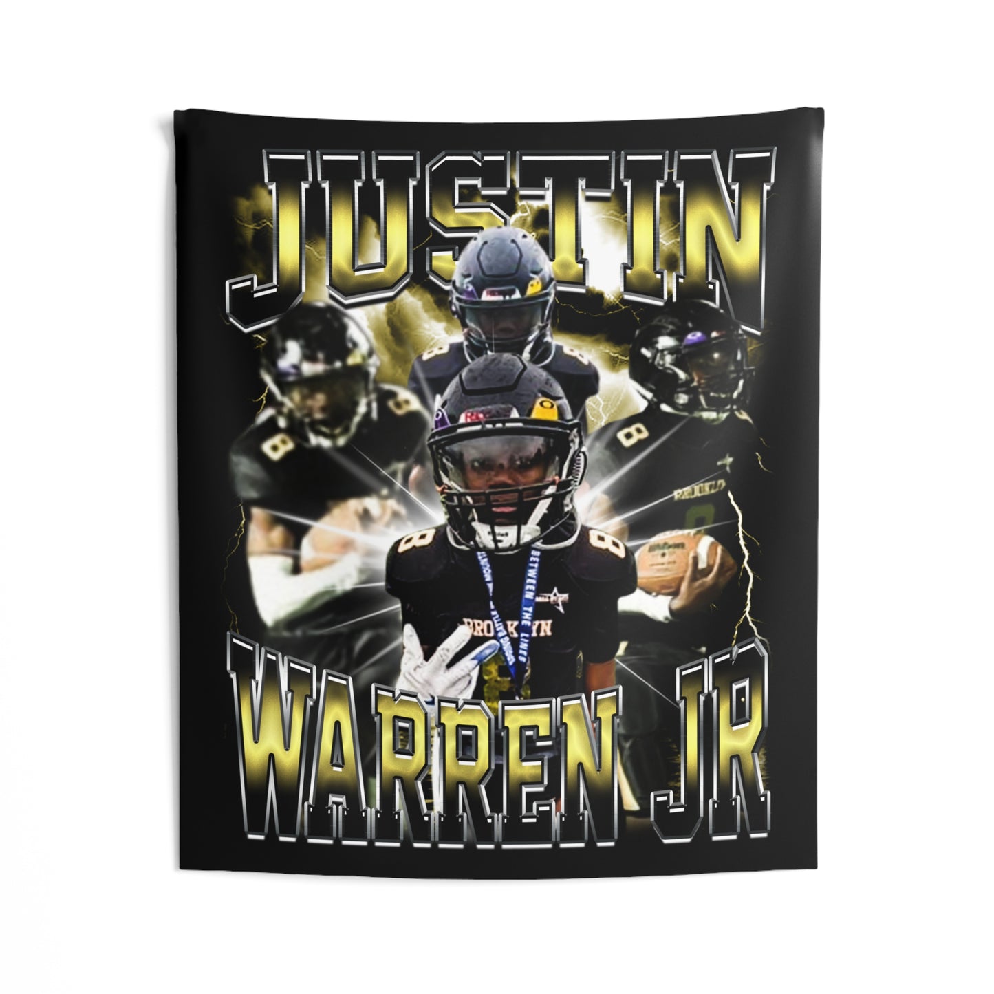 Justin Warren Jr Tapestry 50” x 60”
