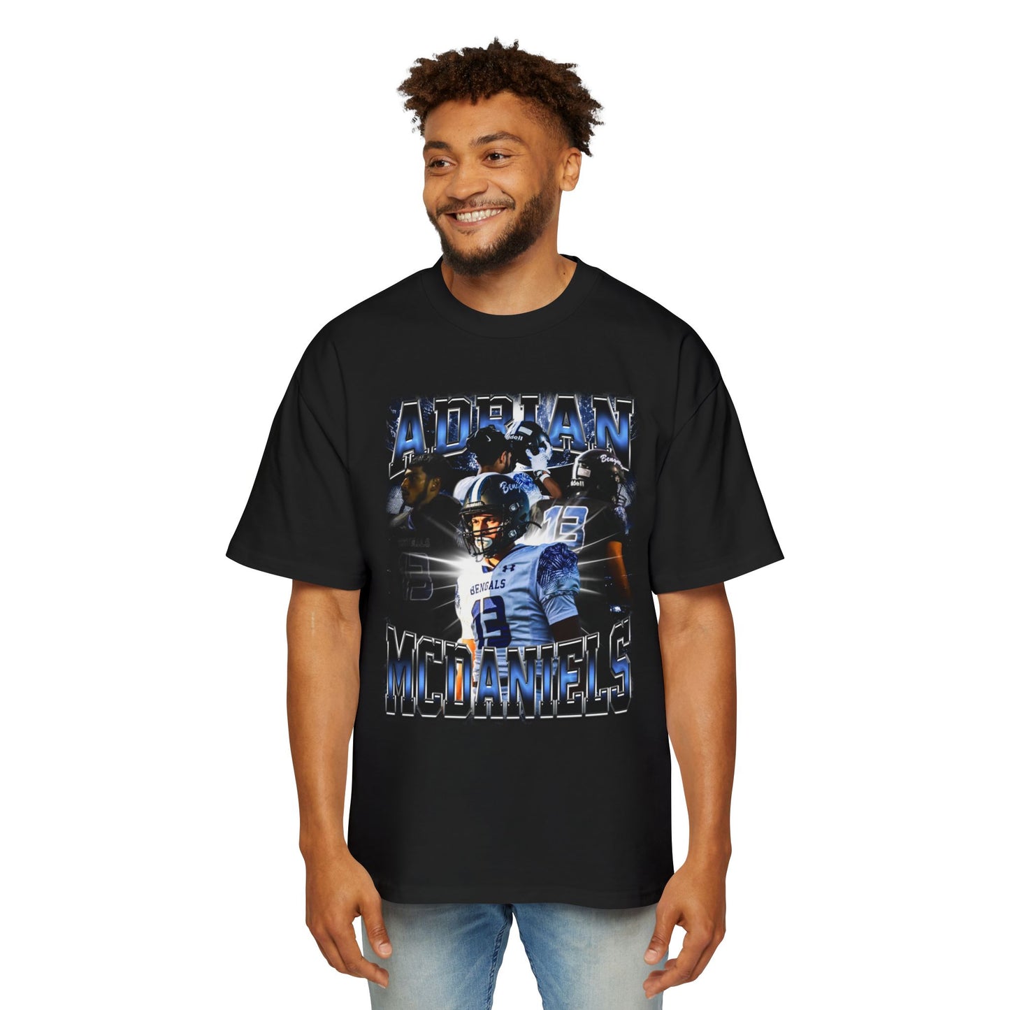 Adrian Mcdaniels Oversized Retro Tee
