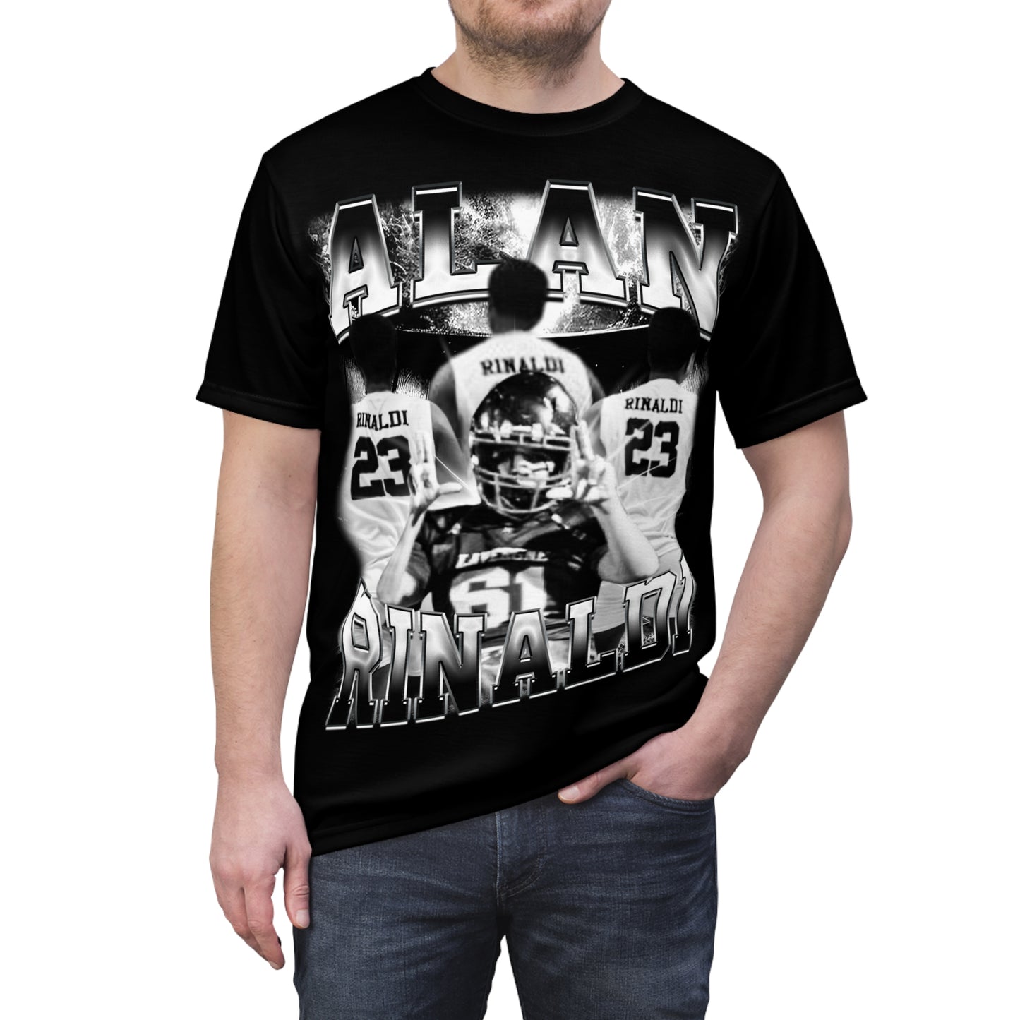 Alan Rinaldi Vintage Full Print Tee
