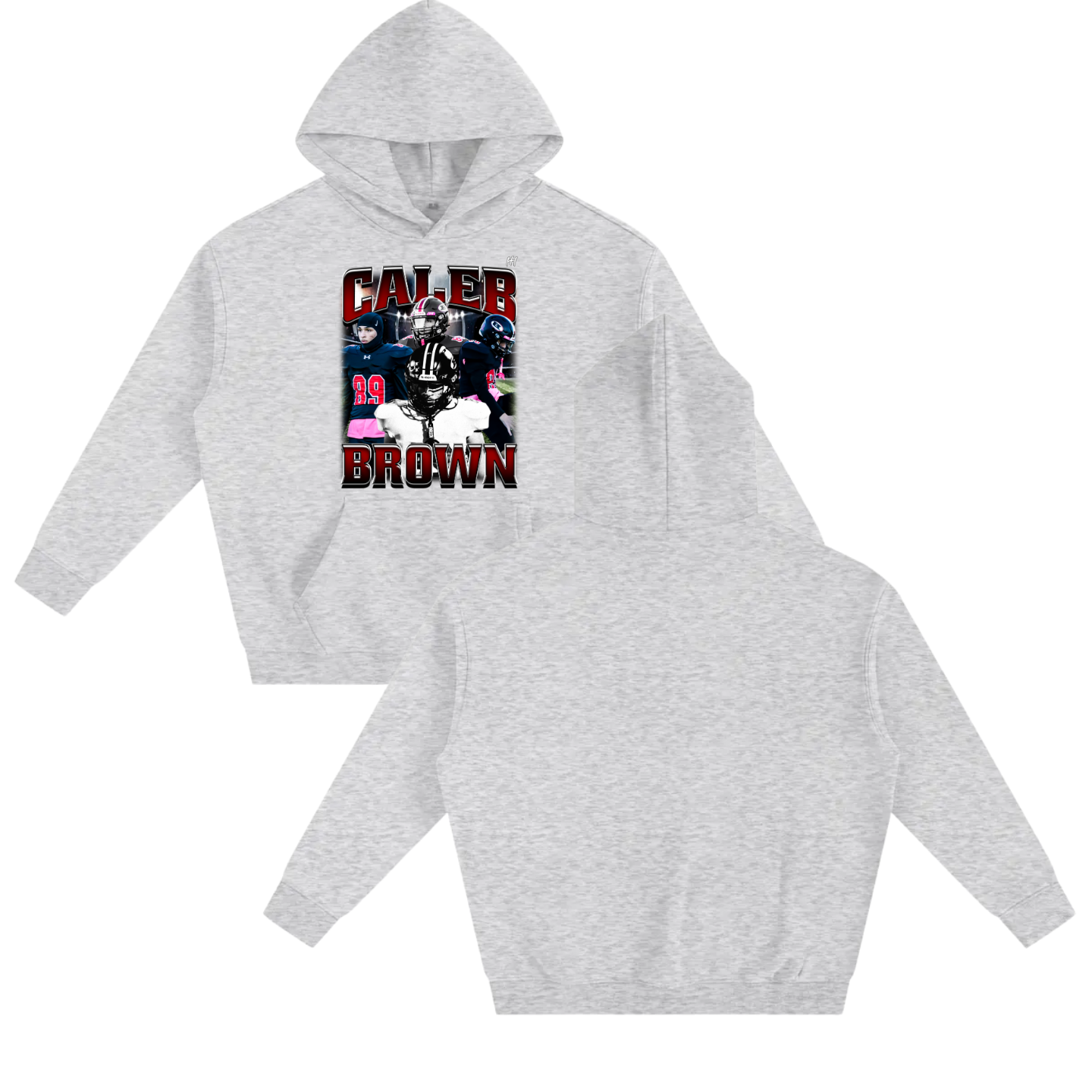 Caleb Brown Oversize Fleeced Hoodie