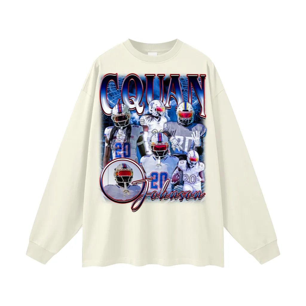 Cquan Johnson Oversized Long Sleeve Tee