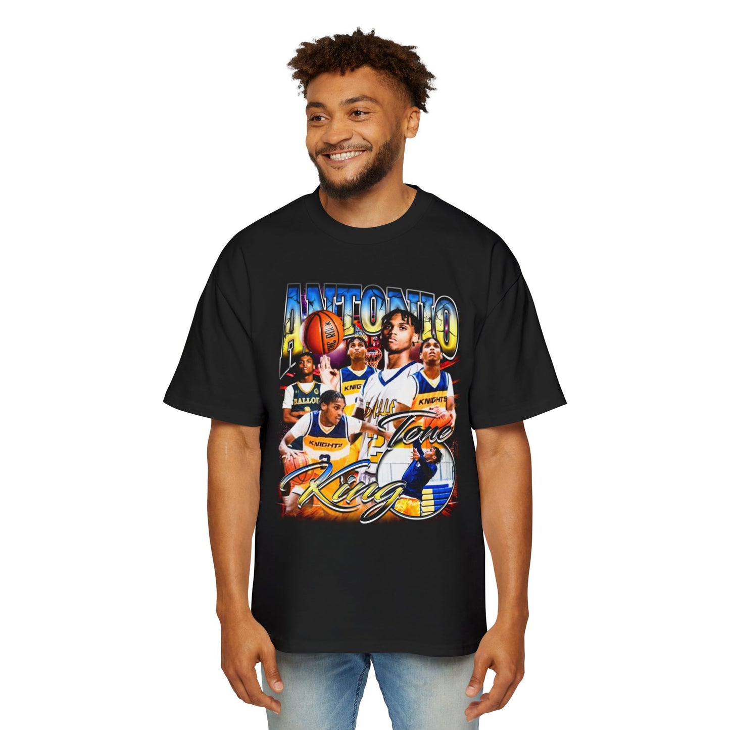 Antonio King Oversized Retro Tee