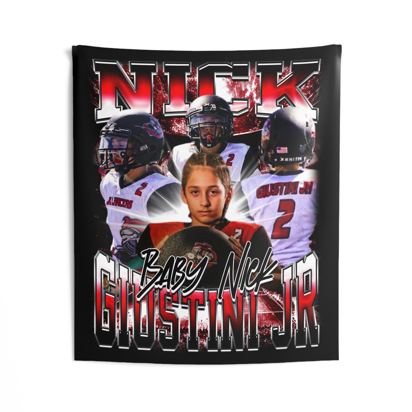 Nick Giustini Jr Tapestry 50” x 60”
