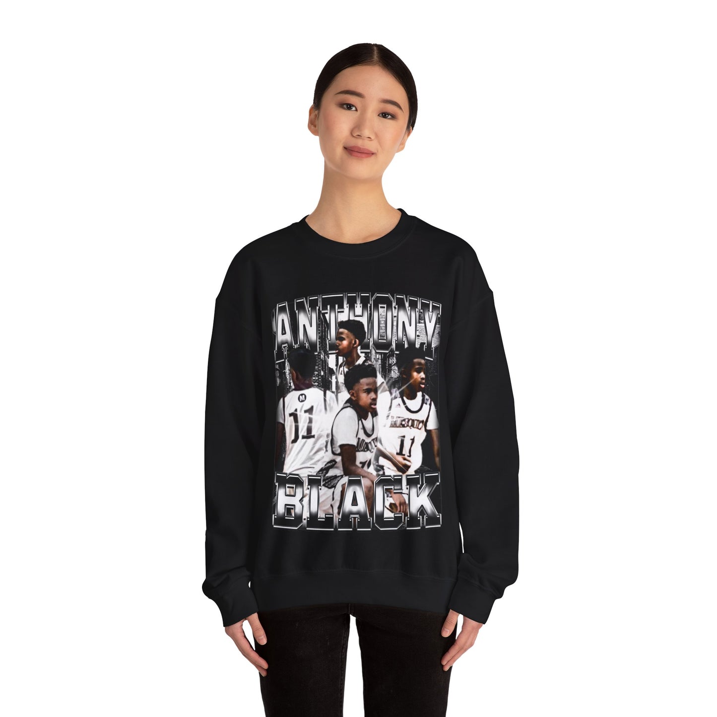 Anthony Black Crewneck Sweatshirt
