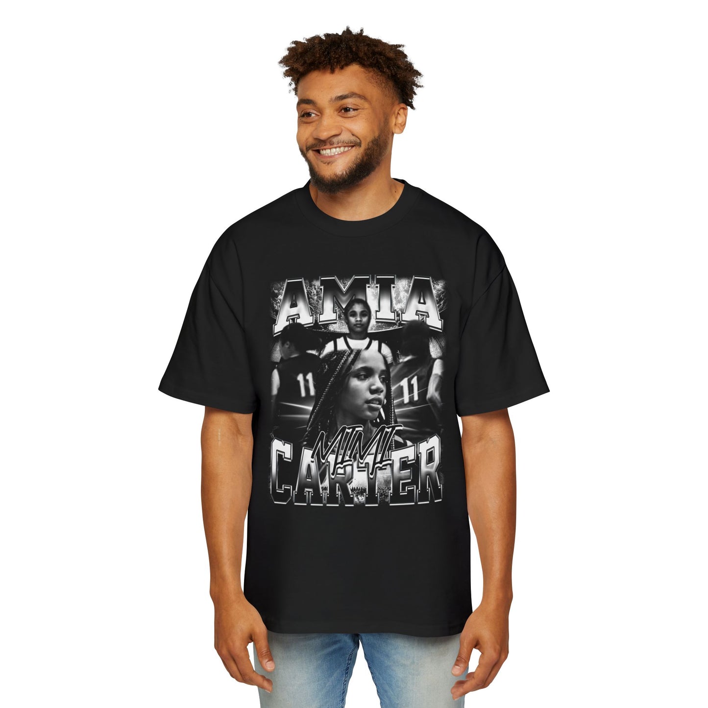 Amia Mimi Carter Oversized Retro Tee