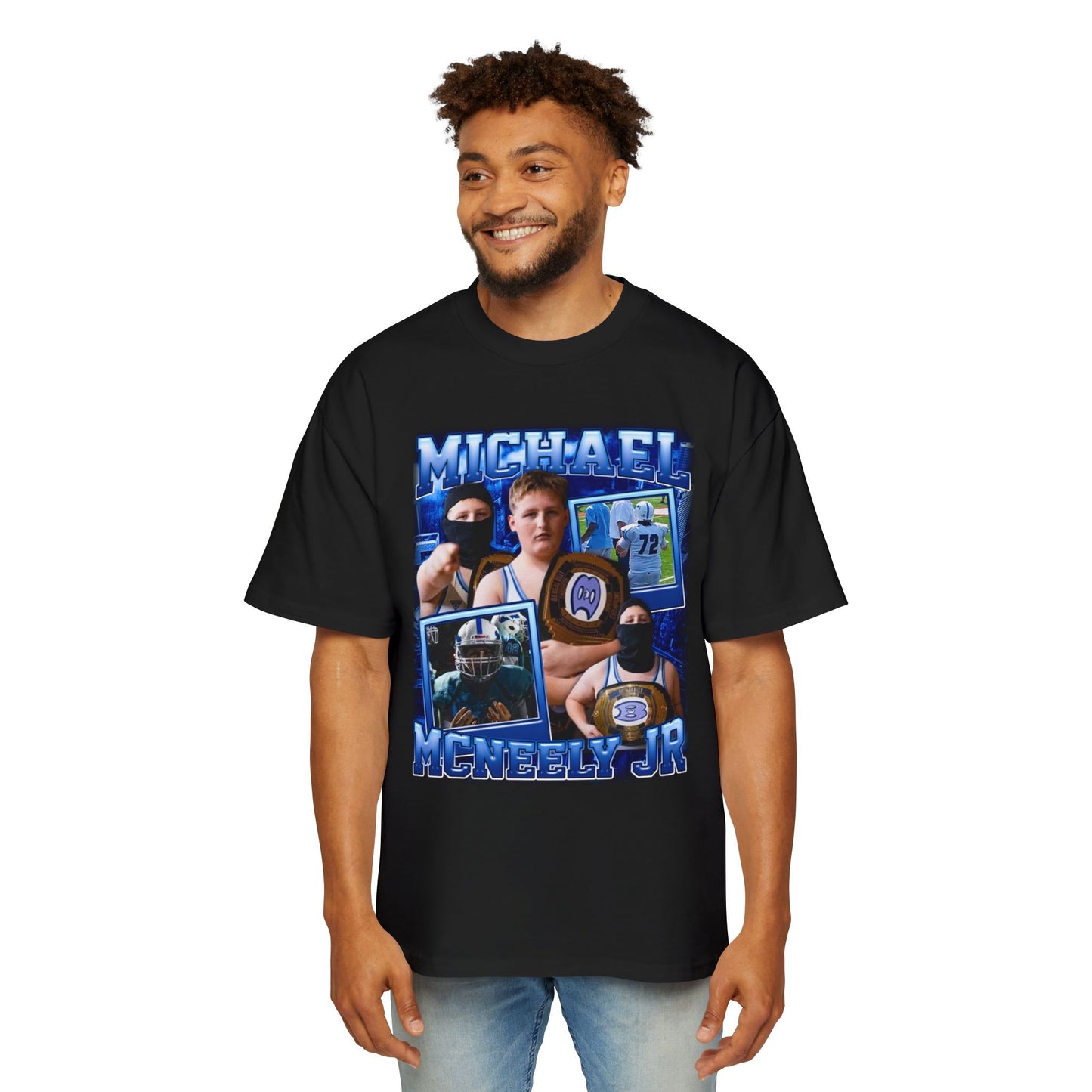Michael Mcneely Jr Oversized Retro Tee