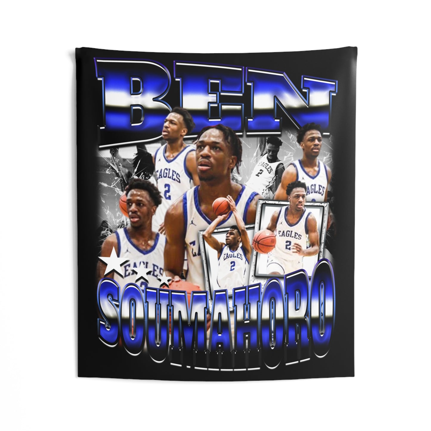 Ben Soumahoro Tapestry 50” x 60”